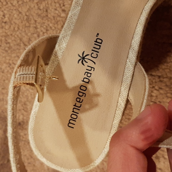 Montego Bay Club Woven Strappy Wedges (8 1/2) - Picture 7 of 10